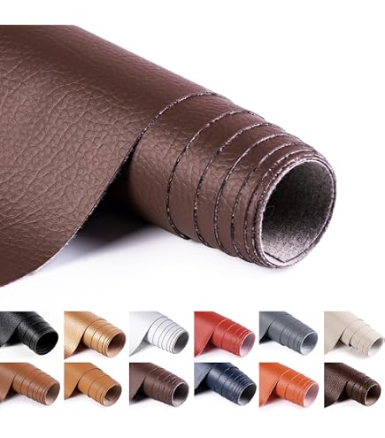Amazon.com: Brown Pebble Faux Vegan (Peta Approved) Leather by The